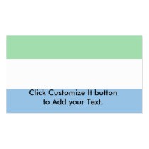 Sierra Leone, Serbia flag Business Cards