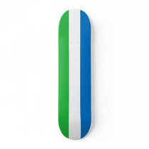 Sierra Leone, Serbia flag Skate Boards