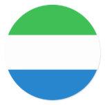 Sierra Leone, Serbia flag Sticker