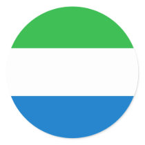 Sierra Leone, Serbia flag Sticker