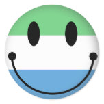 Sierra Leone Smiley Stickers