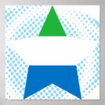 Sierra+Leone Star Poster