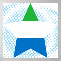 Sierra+Leone Star Poster
