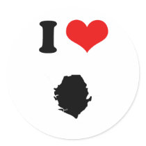 SIERRA LEONE STICKER