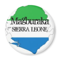 SIERRA LEONE  T-SHIRT AND ETC(magburaka) magnets