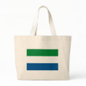 Sierra Leone Tote Bag by FlagTshirts Sierra Leone Tote Bag