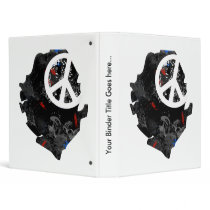 Sierra Leone Trendy Peace Sign with Sierra Leonean Vinyl Binders