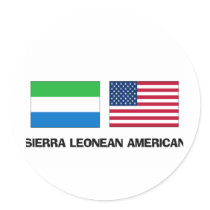 Sierra Leonean American Stickers