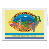 Sierra Madre Flag Greeting Card by FlagTshirts Sierra Madre Flag Greeting Card