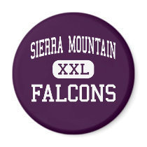 Sierra Mountain - Falcons - High - Grass Valley magnets by customteamsportswear Sierra Mountain - Falcons - High - Grass Valley magnets