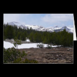 Sierra Nevada Mountains and Snow Card