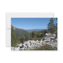 Sierra Nevada Mountains Custom Invites