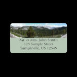 Sierra Nevada Mountains Return Address Label