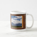 Sierra Nevada Through Cabin Window Classic White Coffee Mug