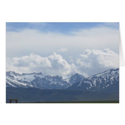 Sierra Nevadas Greeting Card by imwest