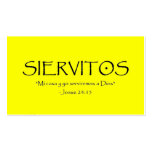 Siervitos  (Tarjeta) Business Cards