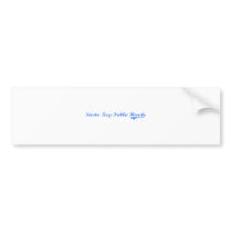 Siesta Key Public Beach Florida Classic Design Bumper Sticker