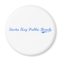 Siesta Key Public Beach Florida Classic Design Refrigerator Magnets