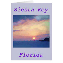 Siesta Key Sunset cards by TagGal Siesta Key Sunset cards