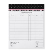 Siesta Motel Small Order Form Personalized Flyer