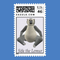 Sifa The Lemur Postage Stamps