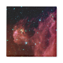 sig07-006 Red dust sky cloud Fridge Magnet