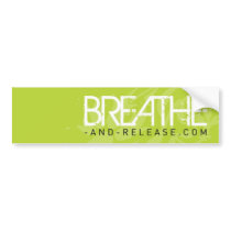 Sig. Green Breathe Bumper Sticker bumper stickers by breathe_and_release Sig. Green Breathe Bumper Sticker bumper stickers