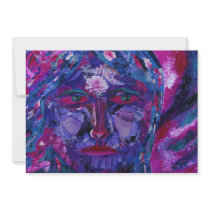 Sight – Magenta & Violet Inner Vision Personalized Announcements