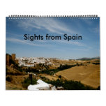 Sights from Spain calendars