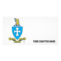 Sigma Chi Crest Logo Photo Card Template