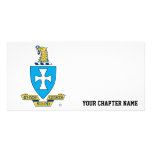 Sigma Chi Crest Logo Photo Card Template