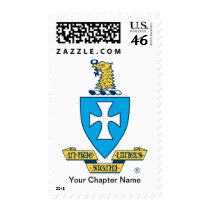 Sigma Chi Crest Logo Postage Stamp