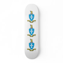 Sigma Chi Crest Logo Skate Board Deck