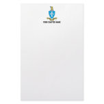 Sigma Chi Crest Logo Stationery Design