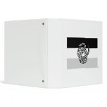 Sigma Nu Flag Gray 3 Ring Binders