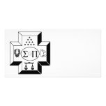 Sigma Pi Cross B+W photo cards