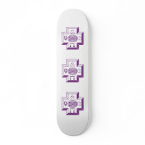 Sigma Pi Cross Color Skate Deck