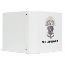 Sigma Pi Good Crest 4-C 3 Ring Binder