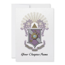 Sigma Pi Good Crest 4-C Invites