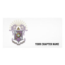 Sigma Pi Good Crest 4-C Photo Card