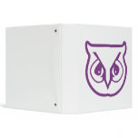 Sigma Pi Owl Color 3 Ring Binders
