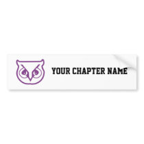 Sigma Pi Owl Color Bumper Stickers