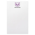 Sigma Pi Owl Color stationery