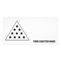 Sigma Pi Pyramid B+W Photo Greeting Card