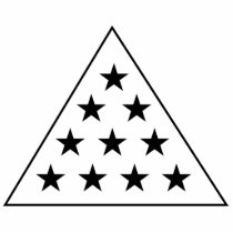 Sigma Pi Pyramid B+W Cut Out