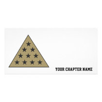 Sigma Pi Pyramid Gold Picture Card