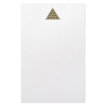 Sigma Pi Pyramid Gold stationery