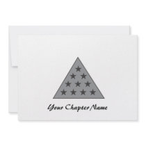Sigma Pi Pyramid Gray Invites