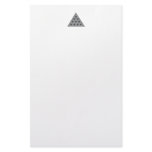 Sigma Pi Pyramid Gray stationery