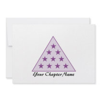 Sigma Pi Pyramid Purple Announcement